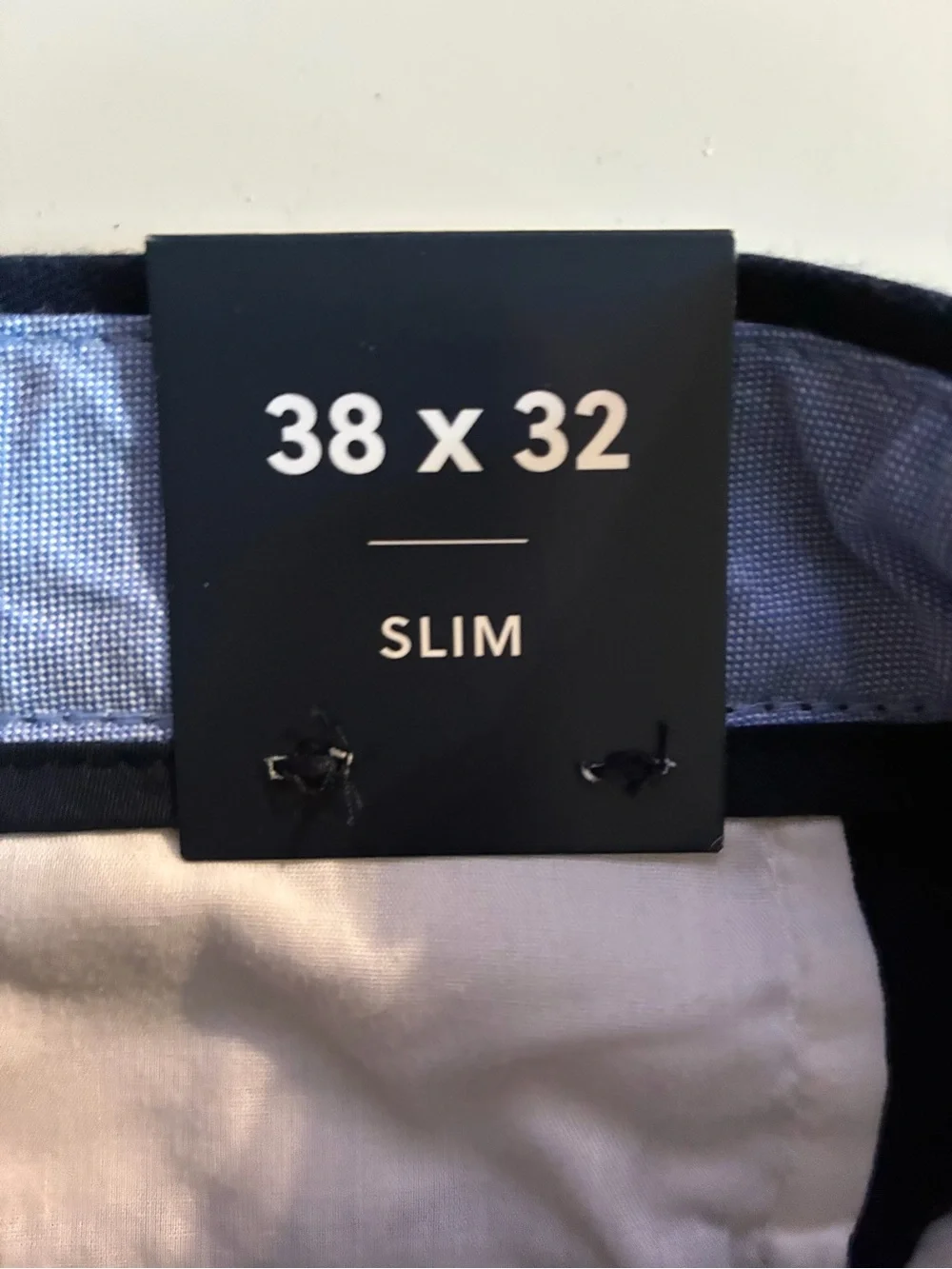 J. Crew Slim Chinos in Navy Blue. Size 38/32. NWT.